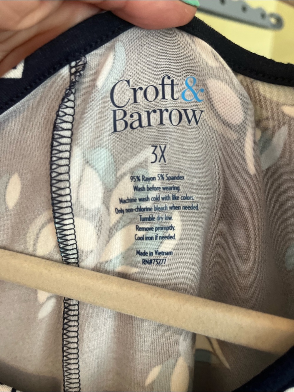 Croft & Barrow Sleeveless Swing Dress - Picture 3 of 3